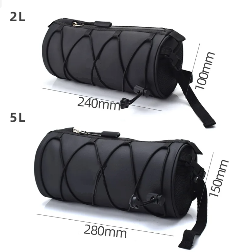 Mountain Biking Hip Pack - กระเป๋าติดแฮนด์จักรยาน 2 ลิตร 5 ลิตร, กระเป๋าหน้าจักรยาน