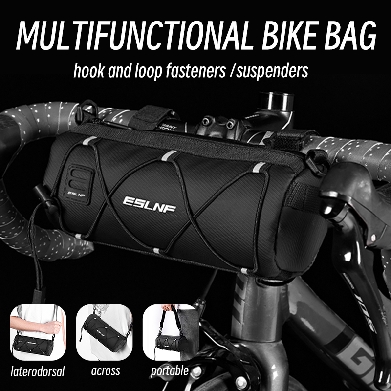 Mountain Biking Hip Pack - กระเป๋าจักรยาน eslnf กระเป๋าเก็บของกันน้ำกระเป๋าสำหรับกลางแจ้งความจุขนาดใหญ่สำหรับแฮนด์จักรยานกระเป๋าหัวจักรยานเสือภูเขา