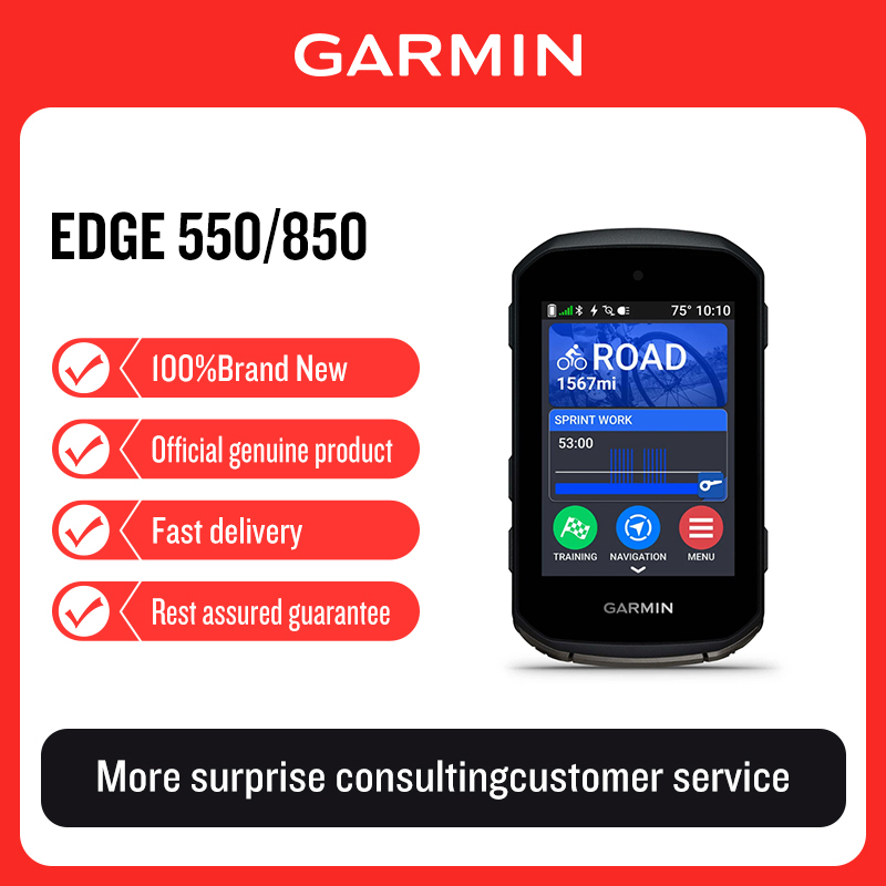 Mountain Biking For Fitness - เครื่องวัดระยะทางจักรยาน Garmin Edge 550/850 พร้อมระบบนำทางด้วยแผนที่กลางแจ้ง สำหรับจักรยานเสือภูเขาและจักรยานถนน