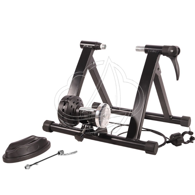Mountain Biking For Fitness - แท่นฝึกปั่นจักรยานแบบแม่เหล็กพร้อมระบบควบคุมด้วยสาย สำหรับจักรยานเสือภูเขาและจักรยานเสือหมอบ ใช้ในร่ม