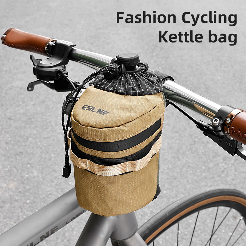 Mountain Biking Hip Pack - กระเป๋าติดแฮนด์จักรยาน ESLNF กันน้ำ ความจุขนาดใหญ่ กระเป๋าใส่ขวดน้ำสำหรับจักรยานเสือภูเขาและจักรยานเสือหมอบ