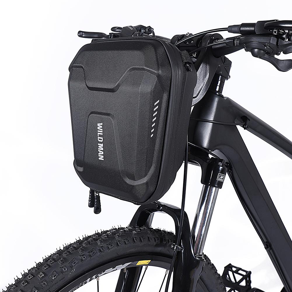 Mountain Biking Hip Pack - กระเป๋าติดแฮนด์จักรยานกันกระแทก ช่องเก็บของหลายช่อง สำหรับจักรยานเสือภูเขา MTB และจักรยานถนน พร้อมเคสโทรศัพท์แบบแข็ง