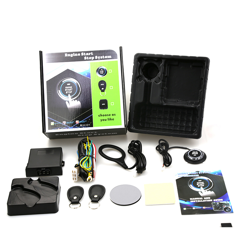 Dropper Post Remote - Nto 12V ระบบกุญแจอัจฉริยะสำหรับรถยนต์ระบบสตาร์ทรถแบบไม่มีกุญแจอัจฉริยะปุ่มกดแบบสากลระบบป้องกันการเคลื่อนที่แบบ RFID