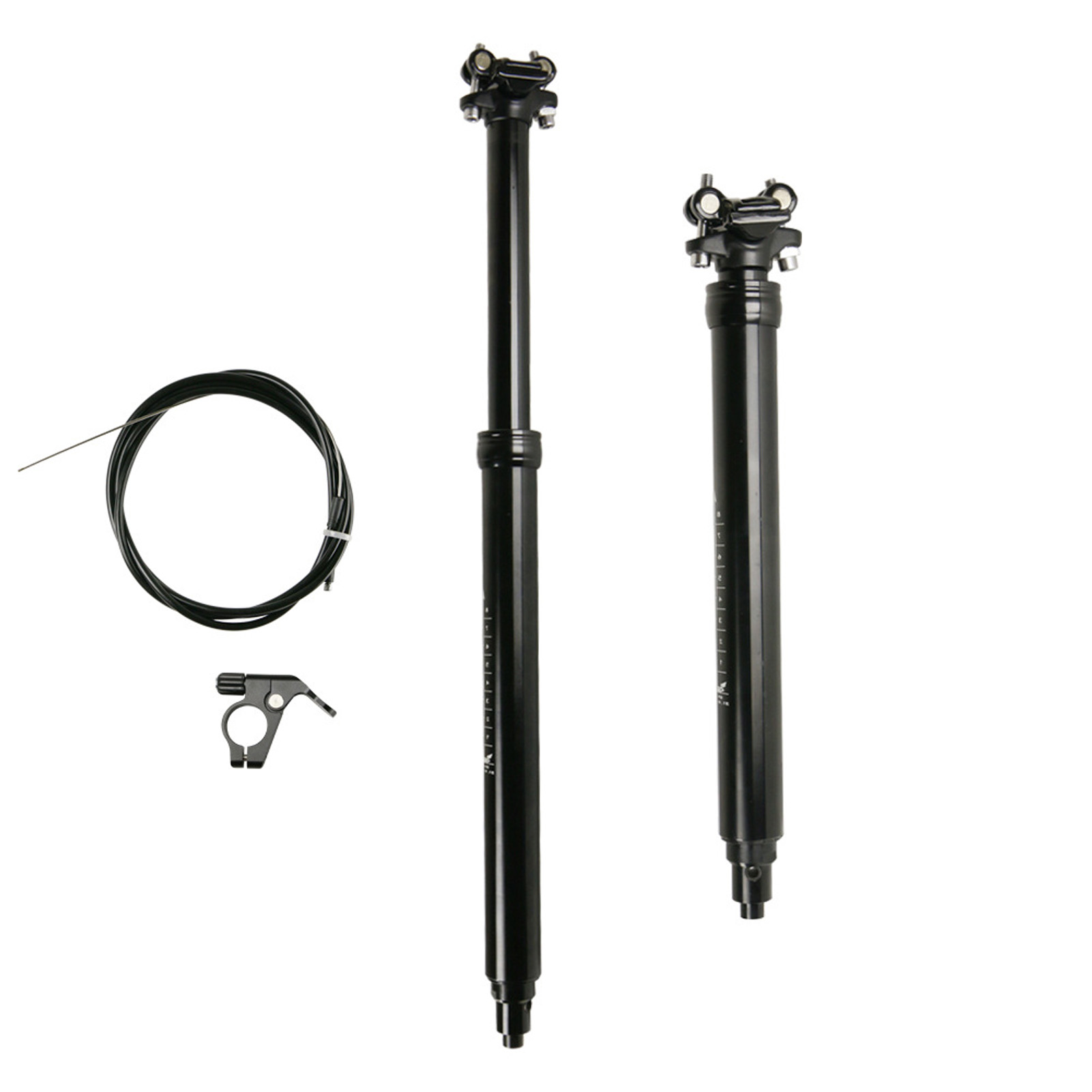 Dropper Post Remote - หลักอานจักรยานเสือภูเขาแบบปรับระดับได้ 31.6 มม. อลูมิเนียม ระบบไฮดรอลิก ล็อคได้