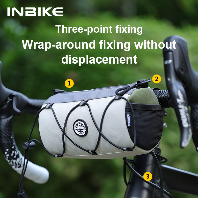 Mountain Biking Hip Pack - INBIKE กระเป๋าติดจักรยานกันน้ำจักรยานเก็บของกระเป๋าหน้าพร้อมจักรยานภูเขา Tali bahu ขี่จักรยานเดินทาง