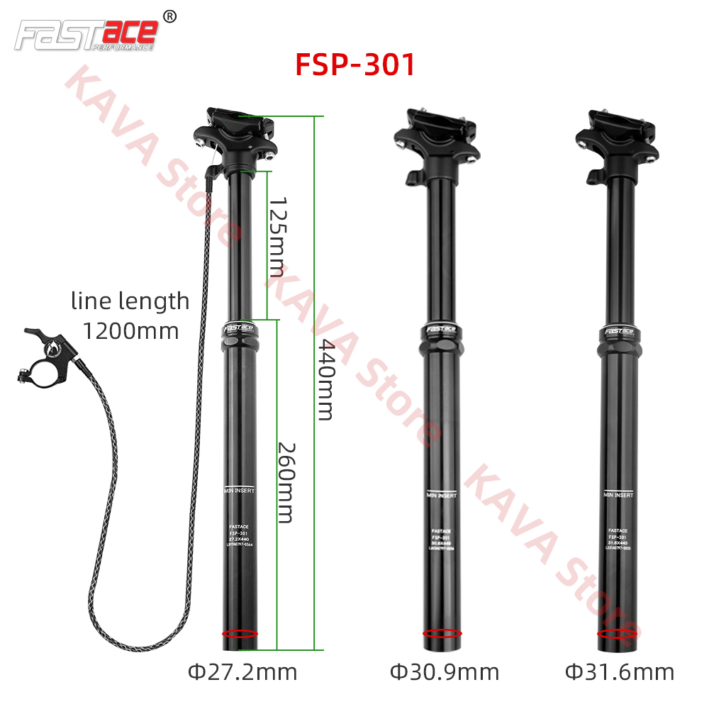 หลักอานจักรยานเสือภูเขา Fastac - Dropper Post Remote บทวิจารณ์และราคา